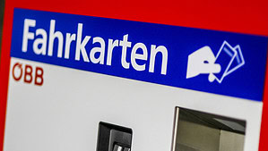 Ticketautomat, Bahnhof, Österreich, Wien, Verkehr,