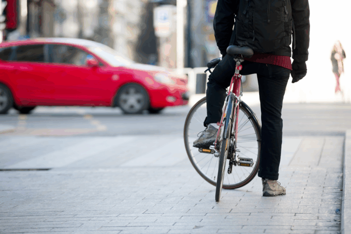 Auto Fahrrad Stadt