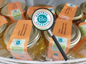 Bio Austria-Siegel auf Honig