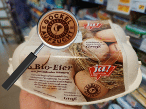 Gockel Aufzucht-Siegel von ja! Natürlich